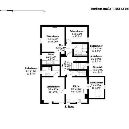 Lejlighed Grosse Altbau I 3 Schlafzimmer I 2 Terrassen I Zentral I 8 Personen